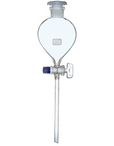 Rozdzielacz gruszkowy 100 ml z kranem szklanym