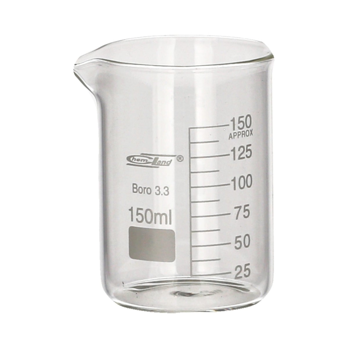 Zlewka szklana 150 ml niska Chemland