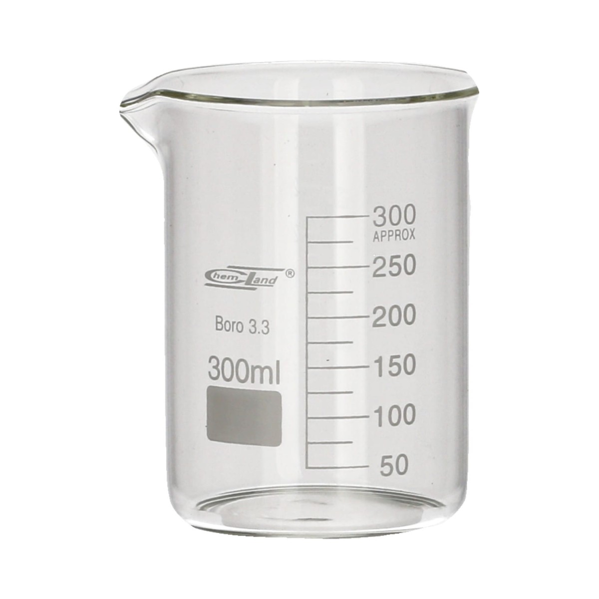 Zlewka szklana 300 ml niska Chemland