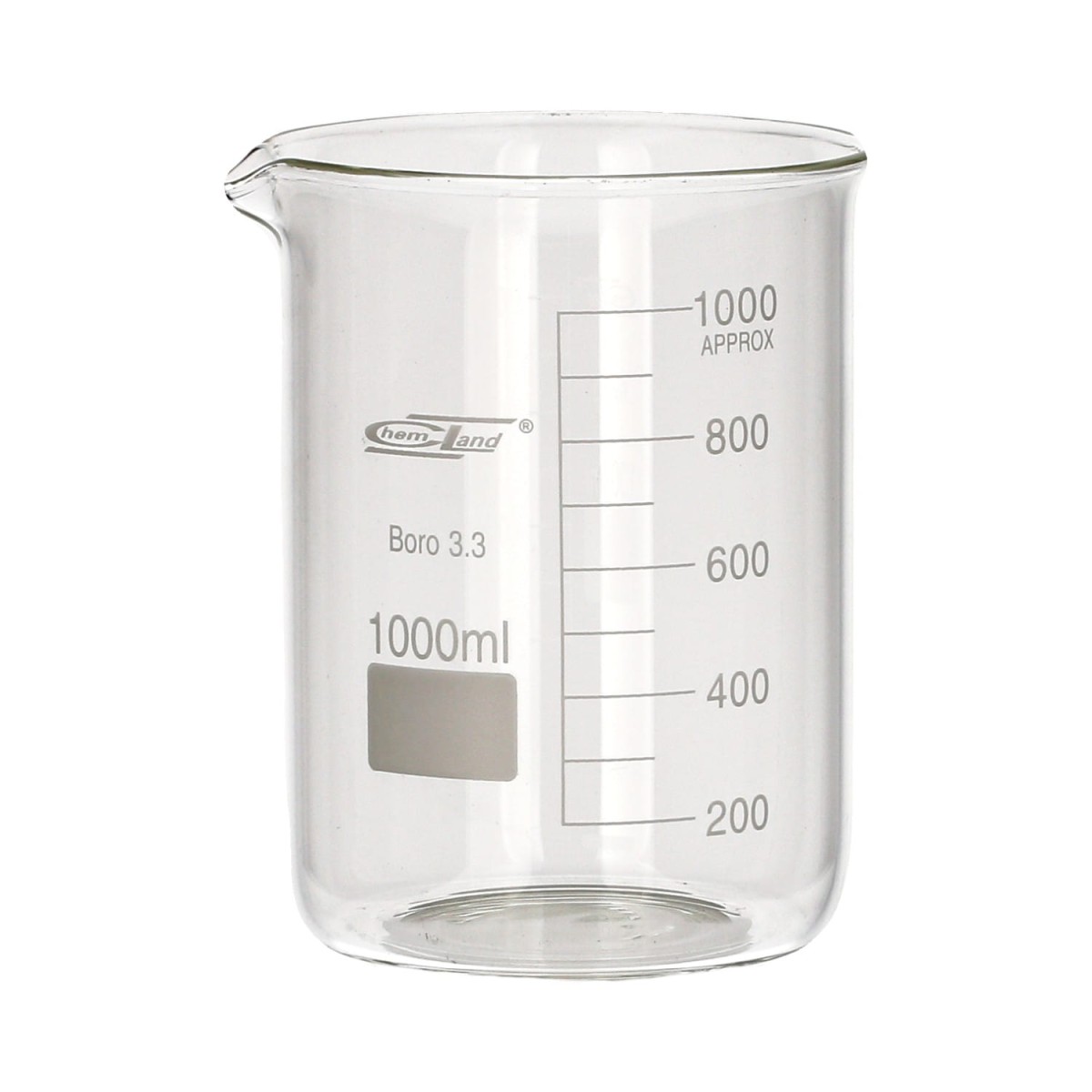 Zlewka szklana 1000 ml niska Chemland