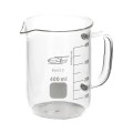 Zlewka szklana 400 ml z uchem Chemland