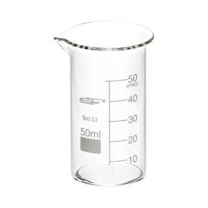 Zlewka szklana 50 ml wysoka Chemland