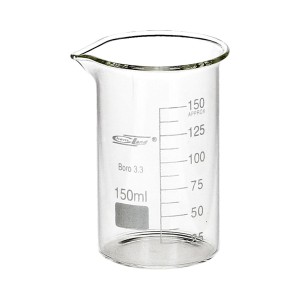 Zlewka szklana 150 ml wysoka Chemland