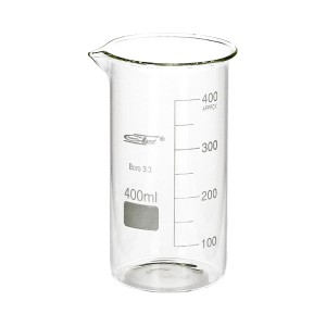 Zlewka szklana 400 ml wysoka Chemland