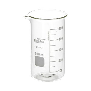 Zlewka szklana 500 ml wysoka Chemland