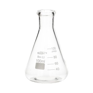 Kolba stożkowa szklana 100 ml wąska szyja Chemland