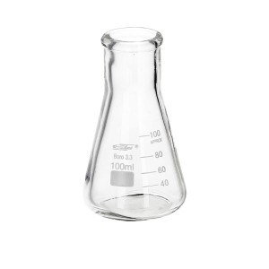 Kolba stożkowa szklana 100 ml szeroka szyja - Chemland