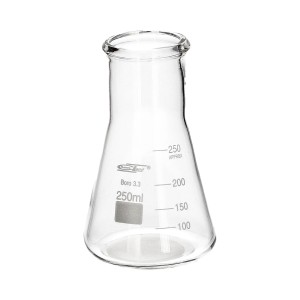 Kolba stożkowa szklana 250 ml szeroka szyja - Chemland