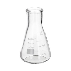 Kolba stożkowa szklana 150 ml szeroka szyja - Chemland