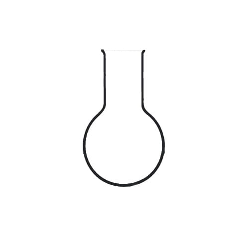 Kolba okrągłodenna 4000 ml szeroka szyja