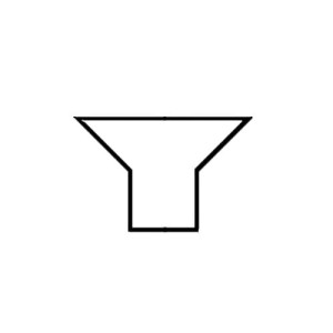 Lejek szklany fi 100 mm do materiałów sypkich Chemland