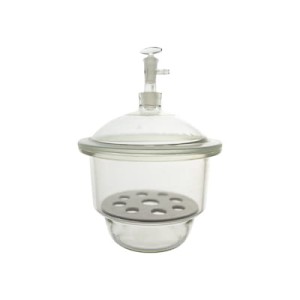 Eksykator szklany fi 150 mm z tubusem