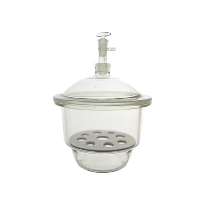 Eksykator szklany fi 210 mm z tubusem