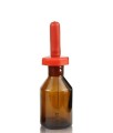 Butelka 60 ml z kroplomierzem oranż