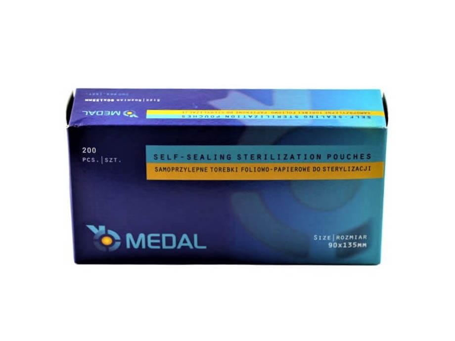 Torebki do sterylizacji MEDAL 90 x 135 mm 200 szt.