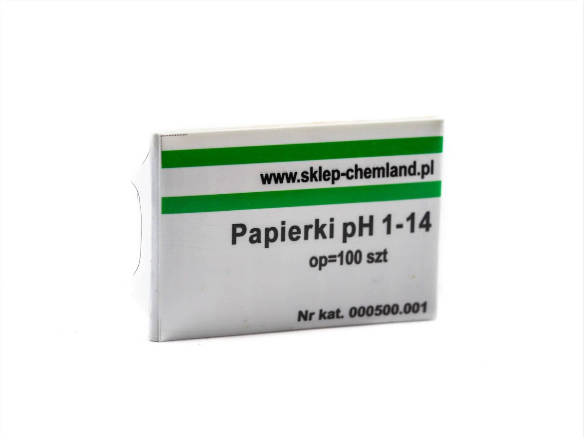 Paski pH 1-14 książeczka