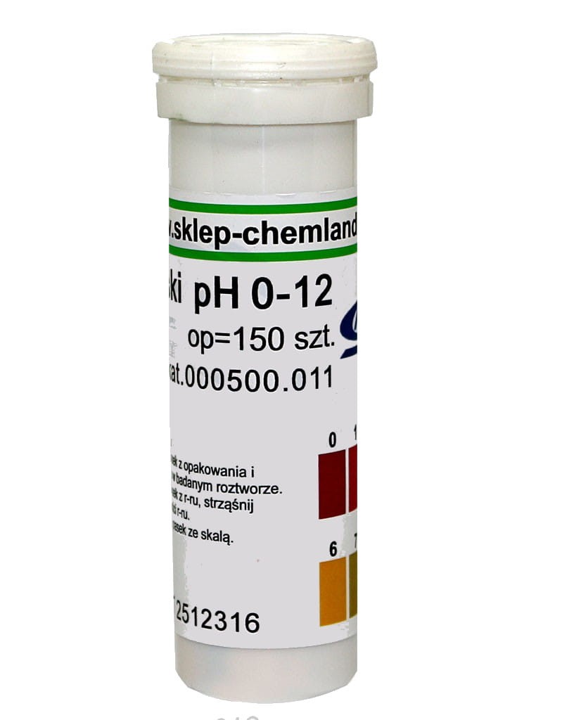 Paski pH 0-12 w tubie 150 szt
