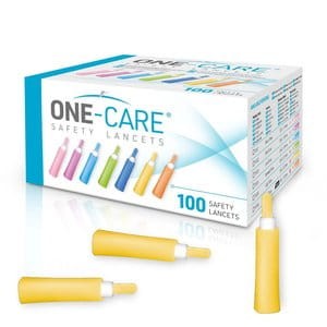 Nakłuwacz hematologiczny ONE-CARE 21G x 2,4 mm 100 szt