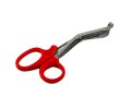 Nożyczki opatrunkowe do bandaży 14 cm czerwone