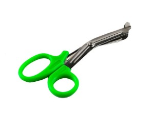 Nożyczki opatrunkowe do bandaży 14 cm zielone