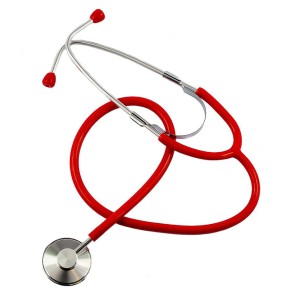 Stetoskop jednostronny pielęgniarski HS-30A czerwony