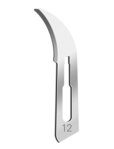 Ostrze do skalpela nr 12 sterylne RIBBEL