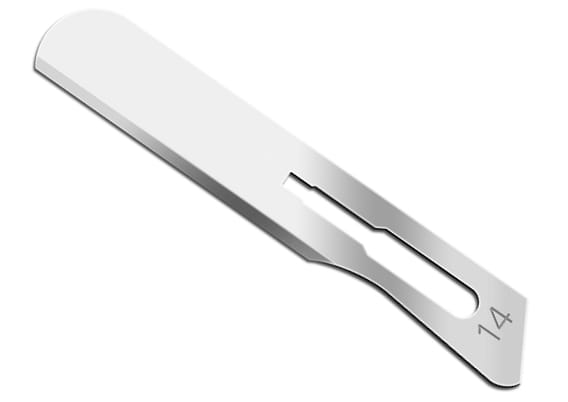 Ostrze do skalpela nr 14 sterylne RIBBEL