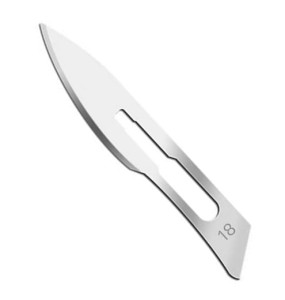 Ostrze do skalpela nr 18 sterylne RIBBEL