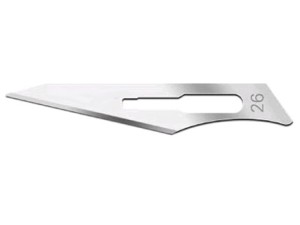 Ostrze do skalpela nr 26 sterylne RIBBEL