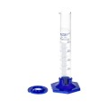 Cylinder miarowy szklany 25 ml stopa PP Chemland