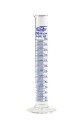 Cylinder miarowy szklany 500 ml skala niebieska