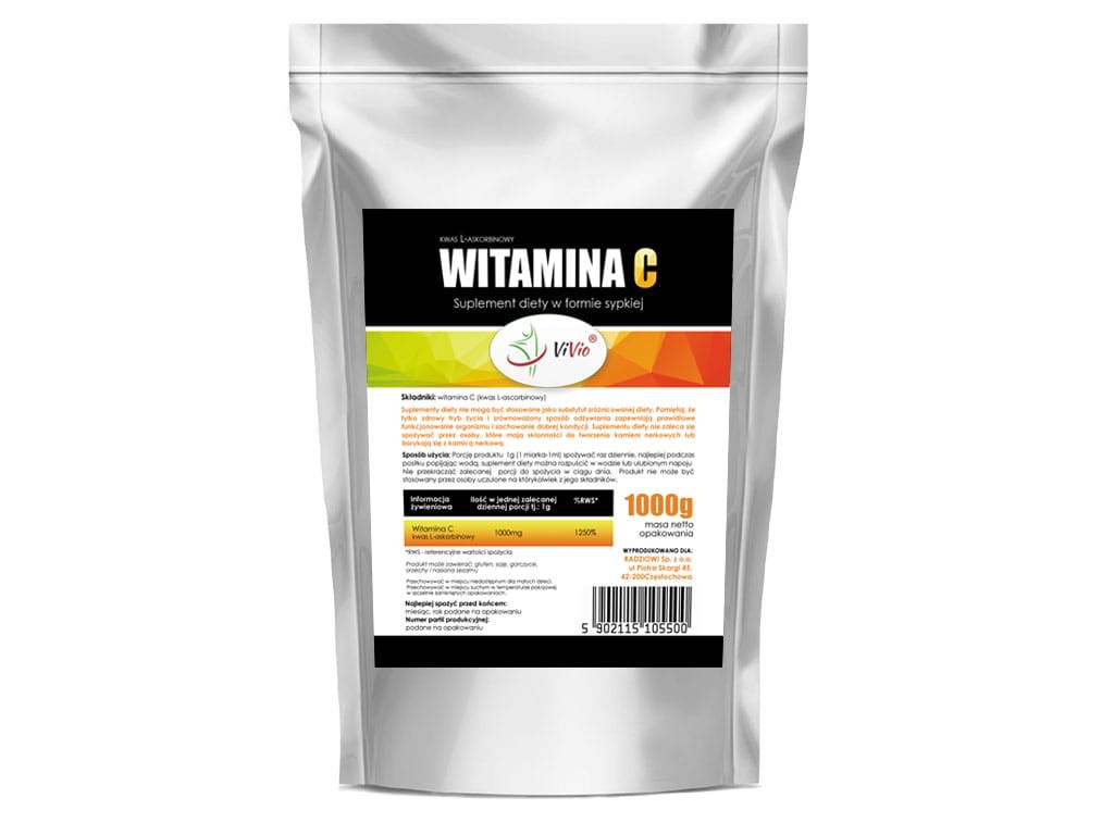Witamina C (kwas L-askorbinowy) 1 kg ViVio
