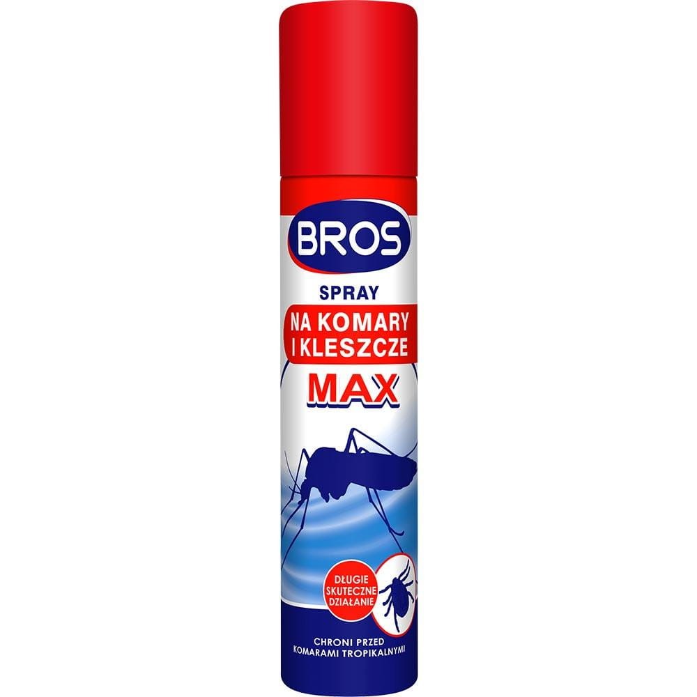 Spray na komary i kleszcze MAX 90 ml Bros