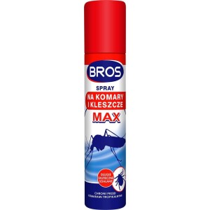 Spray na komary i kleszcze MAX 90 ml Bros