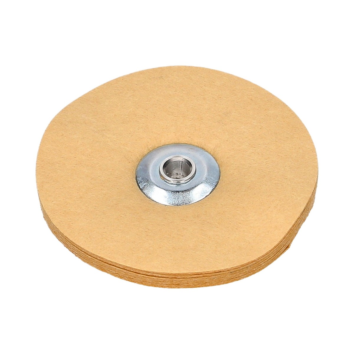 Szczotka polerska z irchy fi 80 mm, grubość 5,5 mm - BIOSPACE