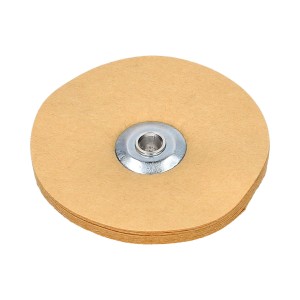 Szczotka polerska z irchy fi 80 mm, grubość 5,5 mm - BIOSPACE