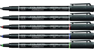 Marker permanentny Rystor S 0,4 mm - zestaw 5 szt