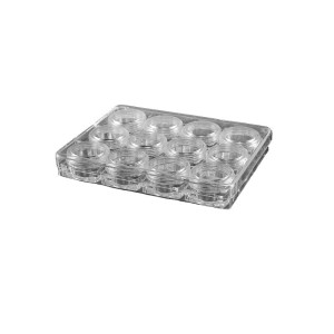 Płytka PS na próbki 12 x 3 ml kwadratowe