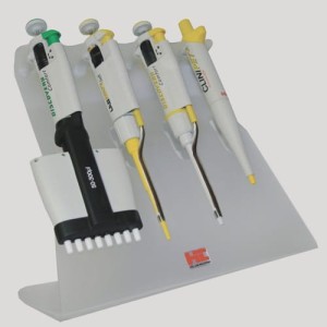 Statyw liniowy 4-stanowiskowy do pipet HTL