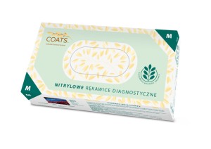 Rękawice nitrylowe z wyciągiem z owsa DOMAN COATS- rozmiar M 100 szt.