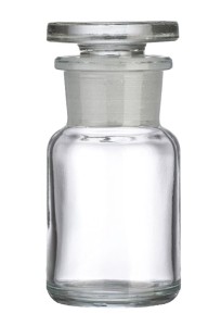 Butelka szklana z korkiem 50 ml szeroka szyja MORAVIA