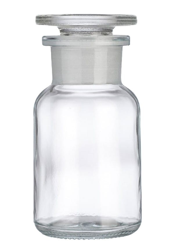 Butelka szklana z korkiem 100 ml szeroka szyja MORAVIA