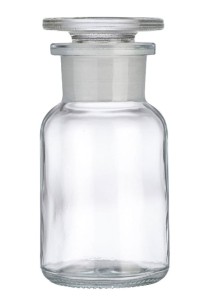 Butelka szklana z korkiem 100 ml szeroka szyja MORAVIA