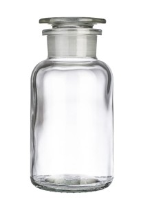 Butelka szklana z korkiem 500 ml szeroka szyja MORAVIA