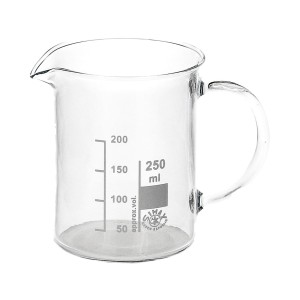Zlewka szklana 250 ml z uchem SIMAX