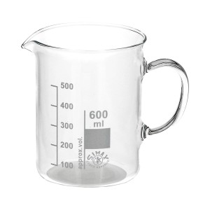 Zlewka szklana 600 ml z uchem SIMAX