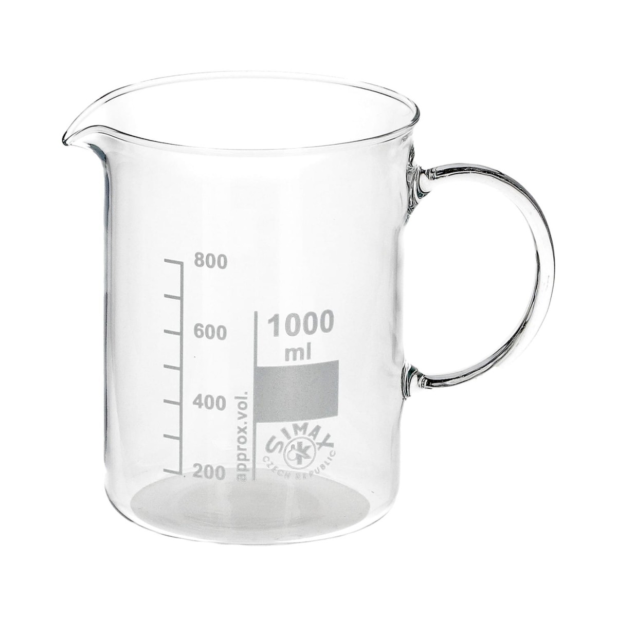 Zlewka szklana 1000 ml z uchem SIMAX