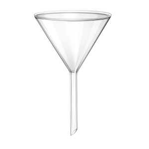 Lejek laboratoryjny szklany fi 150 mm TECHNOSKLO