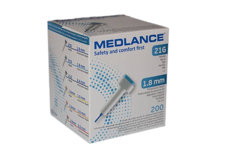 Nakłuwacz hematologiczny Medlance 1,8 mm 200 szt.