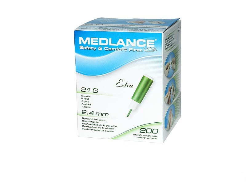 Nakłuwacz hematologiczny Medlance Plus 2,4 mm 200 szt.